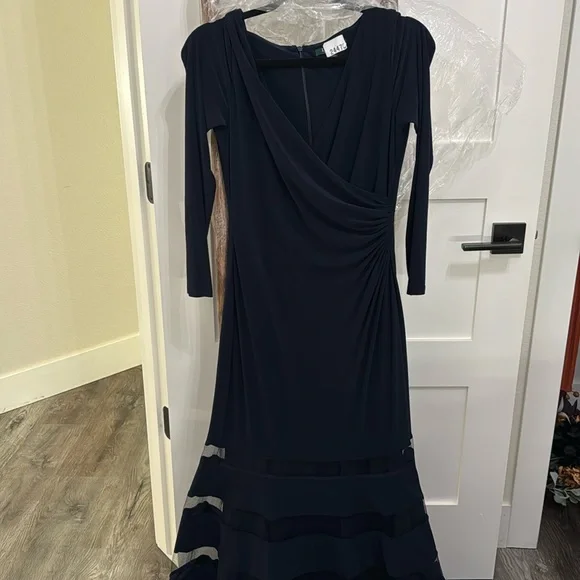 ralph lauren navy formal dress Shop Lauren Ralph Lauren Clothing and Dresses at SilkRoll. Trade with us! main image 1
